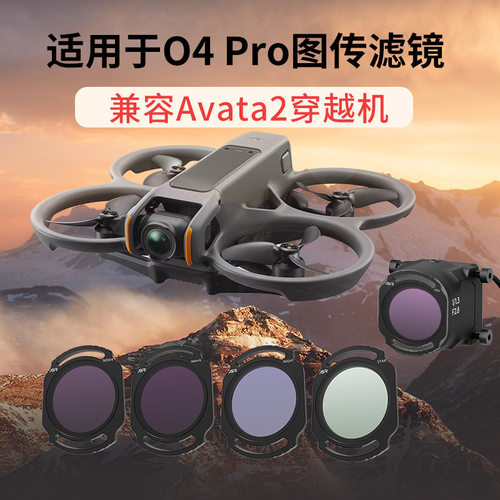 适用大疆DJI O4 Air Unit Pro图传/Avata 2滤镜ND减光抗光害CPL镜