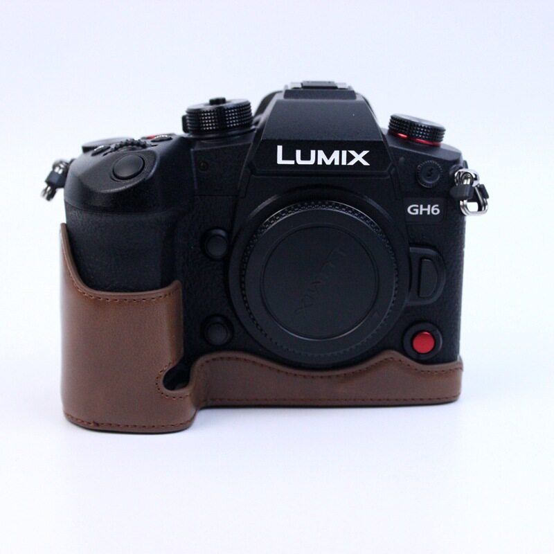 适用松下GX85相机包LX10微单GH6 GH5S皮套zs99底座LX100M2半套300