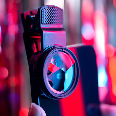 37mm三面分化效果滤镜手机通用特效自拍神器外置摄像头特效镜头