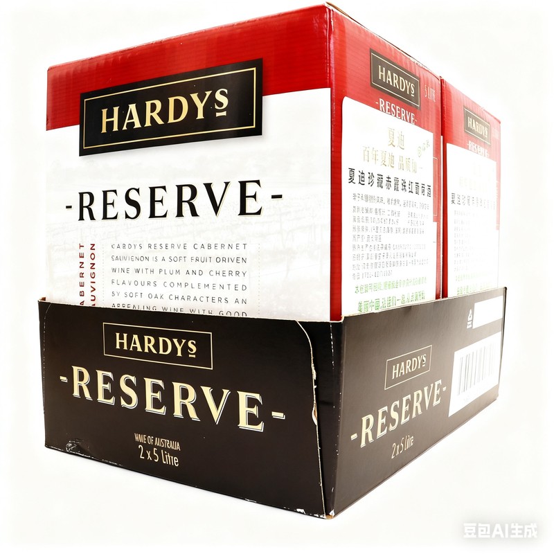 澳大利亚夏迪HARDYS珍藏赤霞珠红葡萄酒5L纸盒装袋装原装进口聚会