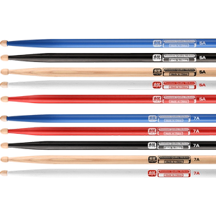 架子鼓鼓棒5A 7A 胡桃木质彩色实木鼓槌 麒系列 厂家直发正品保障