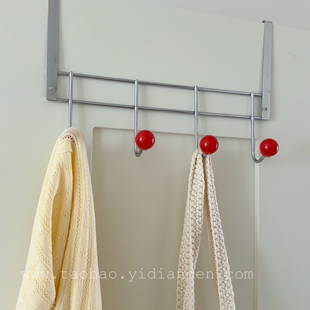 ins奶油风家用墙面打孔挂钩小众铁艺装饰收纳衣帽钩试衣间衣柜