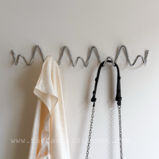 创意波浪挂钩免打孔挂衣钩装饰儿童衣服包包钥匙挂衣钩可爱创意