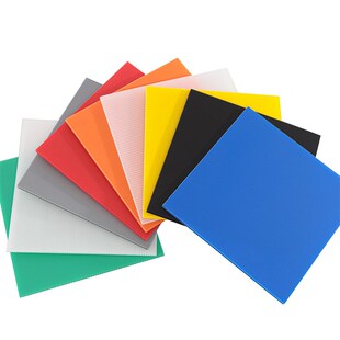 精选厂家PP塑料中空板防静电隔板万通垫板瓦楞钙塑板周转箱刀卡可