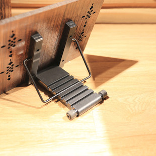 精选古琴谱架可折叠实木桌面谱台乐谱架读书架便携式家用平板支架