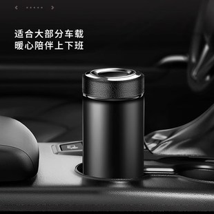 精选新款矮胖不锈钢保温杯户外车载便携保温壶便携水杯水壶保温锁