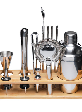 精选酒吧先生 入门调酒器套装酒吧用具鸡尾酒调酒壶雪克杯Shake摇