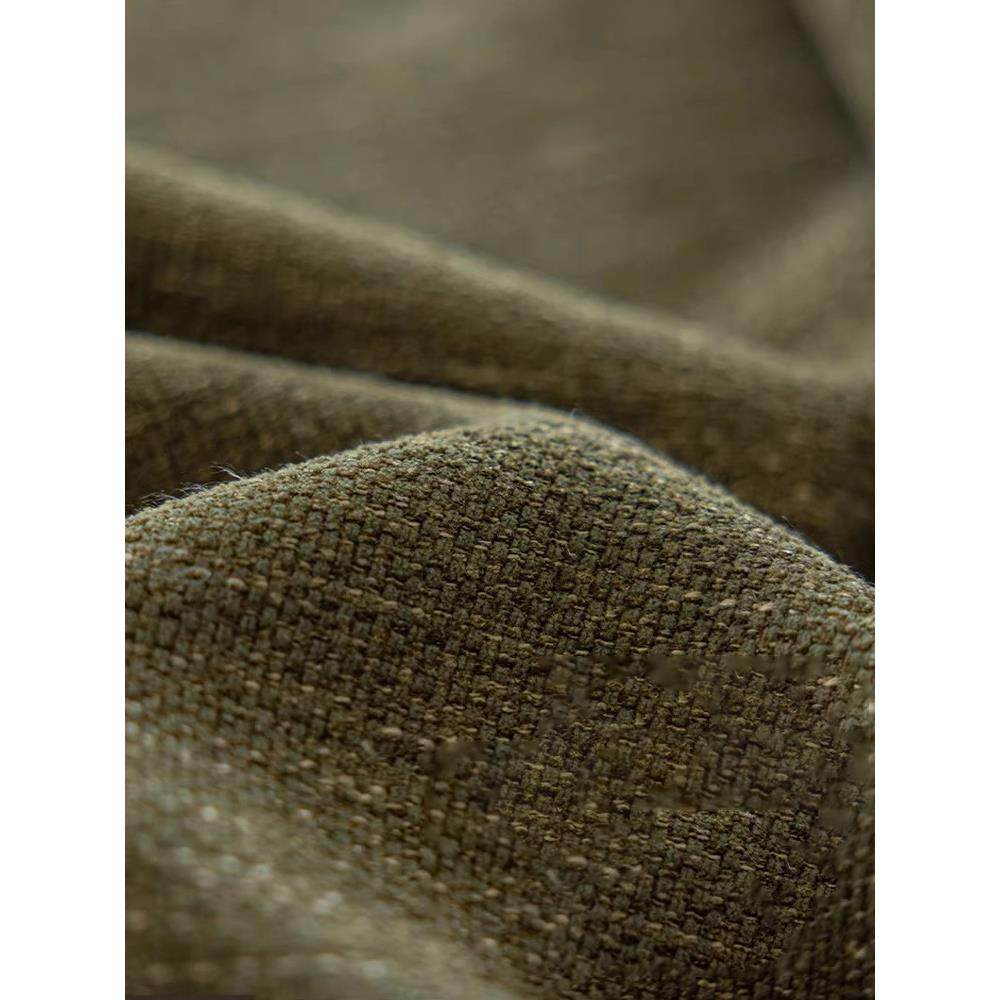 雪尼尔布料棉麻质感加厚做手工沙发套面料座椅套抱枕手感好提花布