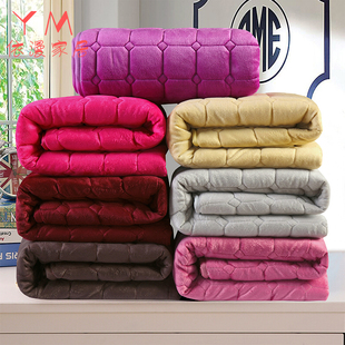 美容院床垫保暖加厚加绒按摩理疗专用防滑美容床垫子被褥带洞包邮