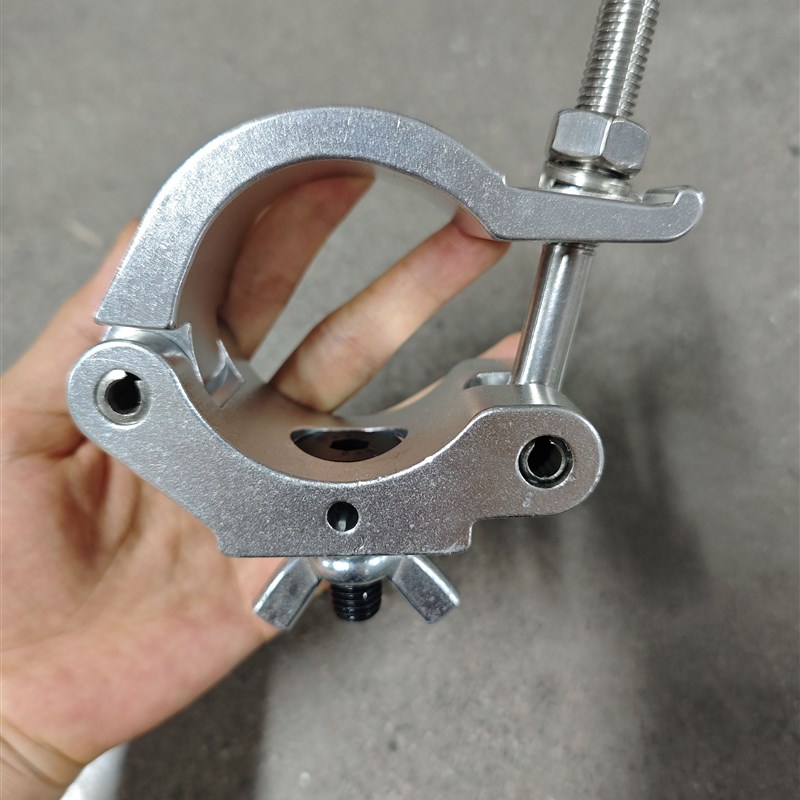 60mm卡箍铝合金60mm单扣重型铝合金桁架扣件兼容54mm, 56mm, 58mm