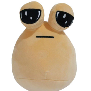 plush毛绒周边玩偶公仔呆萌娃娃 宠物外星人公仔pou 跨境新款 我