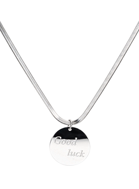 2021年新款ins简约好运字母项链