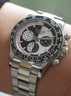 PROTOTYPE元型特别款“阴阳PN面”2.0版丹东4130双向自动计时表