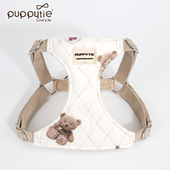 puppytie狗狗牵引绳高颜值背心式 胸背带泰迪小型犬遛狗绳宠物用品
