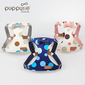 Puppytie狗狗牵引绳小型犬狗绳子遛狗绳背心式 泰迪柯基宠物胸背带