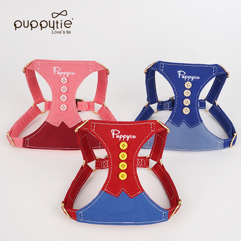 puppytie牵引绳夏季胸背带