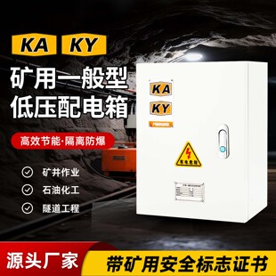KAKY矿安证书矿用一般型配电箱成套矿井专用壳体配电箱非标定制