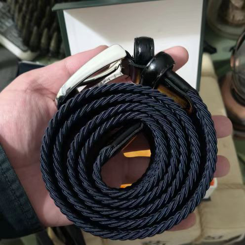 男女单位编织制式藏青色蓝色作训皮带裤带执勤内腰带装备蜀黍家a