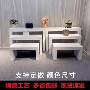 定做数码平板桌营业厅电脑摆设桌新款品监台手机体验台展示桌木质