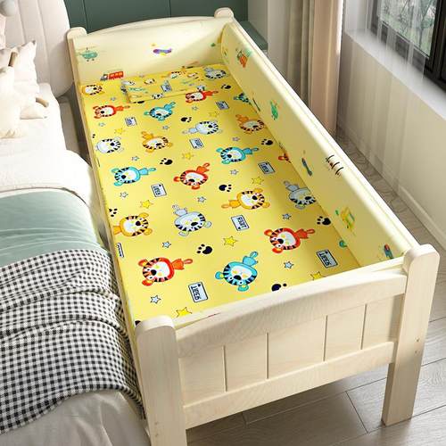 儿童床床围挡垫布宝宝婴儿拼接床床围套件软包防撞可拆洗