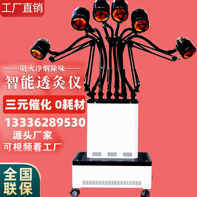 艾灸烟雾净化仪器排温无烟味机扶阳家用回旋悬架明火无烟熏蒸仪器