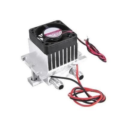 风扇冷却系统Tec1-12706制冷芯片模块水冷却小DIY套件60W