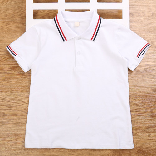 短袖T恤男女童POLO衫校服班服