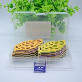 糯米枫叶装 饰凉菜盘饰摆盘镂空树叶 盘点缀糯米纸蝴蝶蛋糕糯米花装