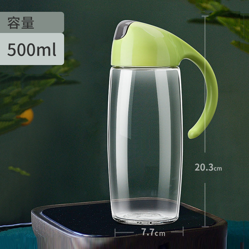建厦醋瓶油瓶自动开合翻盖油壶醋壶厨房用品装酱油瓶玻璃油壶