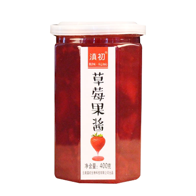 滇初瓶装昆明花果酱玫瑰鲜花