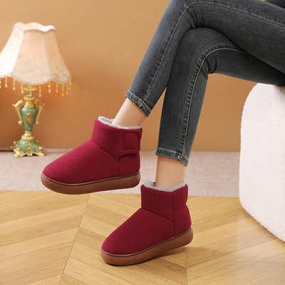 棉拖鞋女冬季加绒加厚保暖外穿鞋