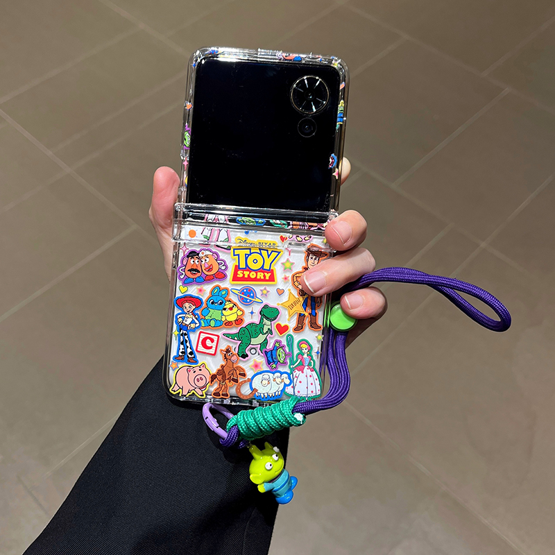 适用荣耀vflip手机壳magic V flip小折叠屏magicVflip玩具总动员vfilp卡通honor透明2024新款magicflip保护套