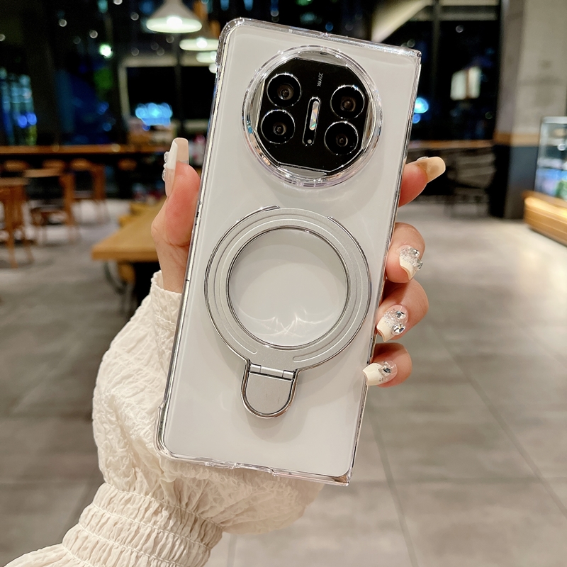 适用华为matex5的手机壳x3折叠屏mx3磁吸支架matax6硬壳mate水晶透明x5超薄x6保护套metex3网红matx5典藏版x3