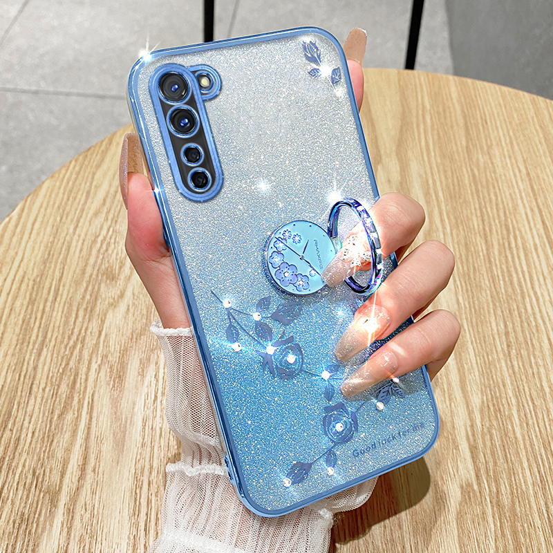 适用opporeno3闪粉手机壳