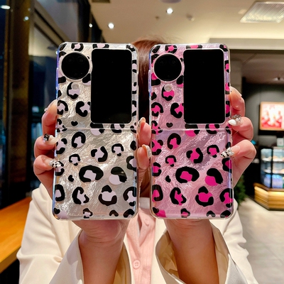 适用oppofindn3flip手机壳小折叠屏findn2flip豹纹oppofind n3filp时尚女款oppon保护套0pp0find网红oppo外壳