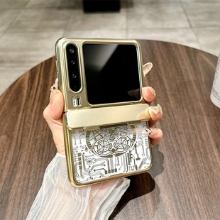 适用华为PuraX的手机壳2025新款pruax阔折叠屏VDE-AL00高端外壳pura x典藏版purex保护套VDEAL10轻奢机械风px