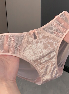 「HS」布蕾甜酒*女士镂空蕾丝小心机内裤女2026新款三角裤高颜值