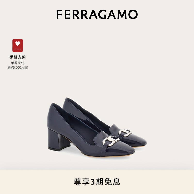 FERRAGAMOGancini扣饰高跟鞋