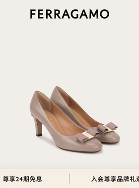 【新品】FERRAGAMO菲拉格慕女士Vara蝴蝶结高跟鞋