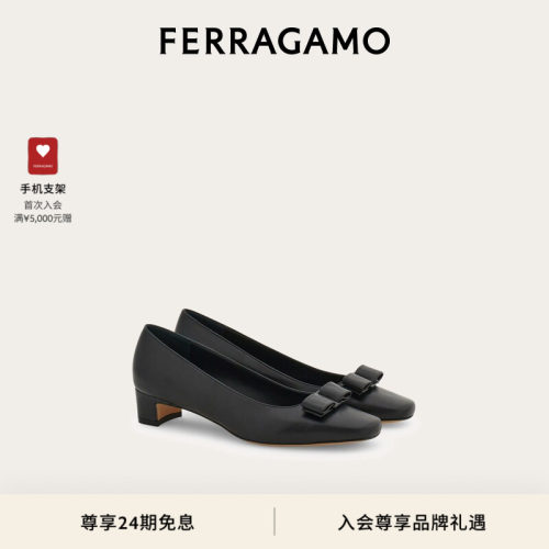 【24期免息】FERRAGAMO菲拉格慕女士标志性蝴蝶结高跟鞋