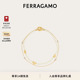 FERRAGAMO菲拉格慕女士双链人造珍珠造型项链 礼物
