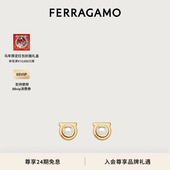 新年礼物 FERRAGAMO菲拉格慕女士GANCINI人造珍珠耳环