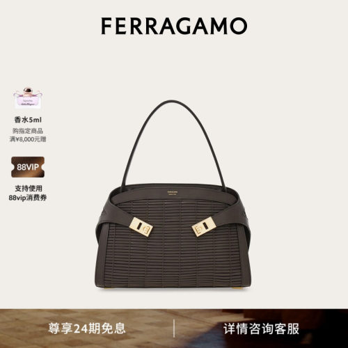 【24期免息】FERRAGAMO菲拉格慕女士Hug Soft单肩包（中号）