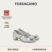 FERRAGAMO菲拉格慕女士新版 新年礼物 Vara铭牌高跟鞋
