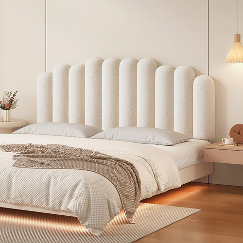 静著波浪钢琴键床头靠垫护腰靠背