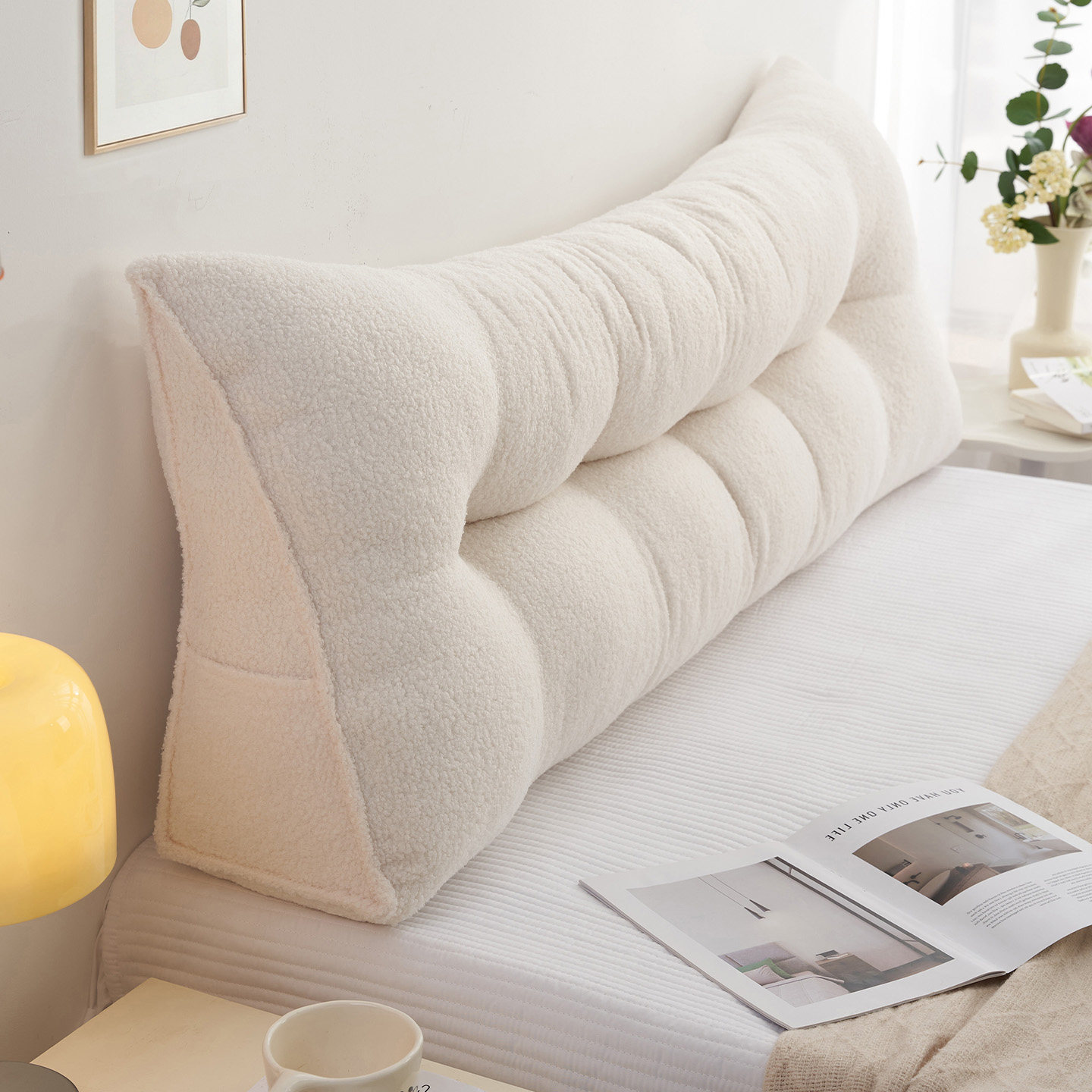 床头软包靠垫卧室大靠背网红新款靠枕无床头榻榻米护腰靠枕可拆洗,居家布艺,床头靠垫,淘宝优惠券,粉丝福利购,淘宝优惠卷