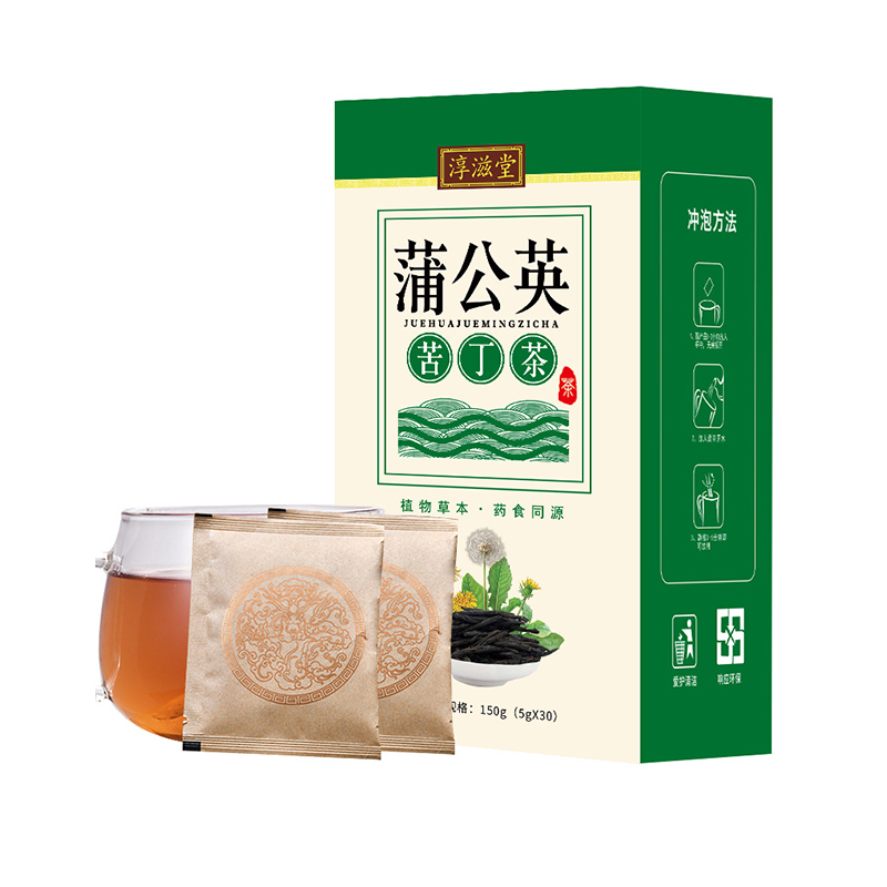 淳滋堂蒲公英苦丁茶 正品金银花玫瑰茄茉莉花草本袋泡代用养生茶