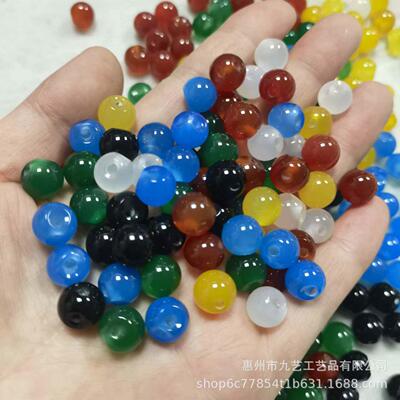 202610mm天然玉石多色侧孔纽扣新中式旗袍扣马甲宋锦衬衫端中式扣