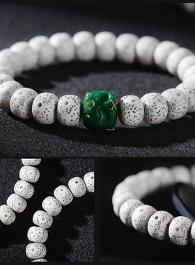 2026海南星月菩提手串大留白男女手链单圈新月正月佛珠文玩念珠