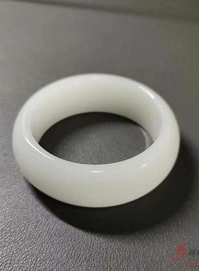 2026加宽手镯新疆和田玉羊脂白玉手镯昆仑玉镯子妈妈女友母亲生日